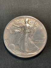 1 Oz 999 Fine Silver 1992 American Eagle Silver Dollar