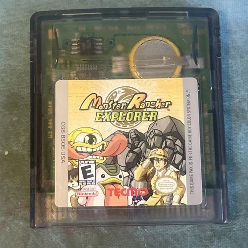 Monster Rancher Explorer - Gameboy Color - Authentic - Untested