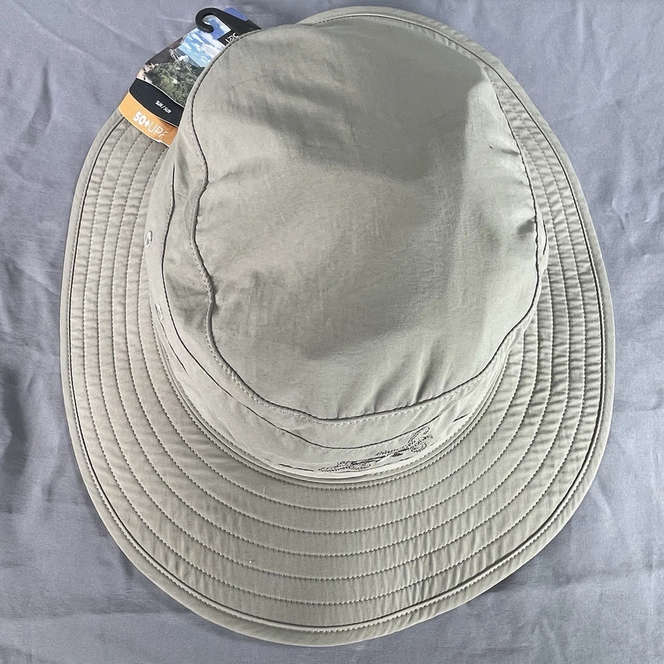 Sombrero de cubo de investigación al aire libre M beige ligero senderismo UPF 50+ Foto 2 de 4