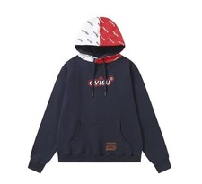 EVISU Hoodie Black New Unisex