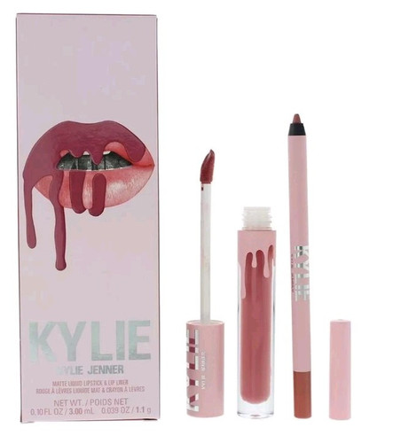 Kylie By Kylie Jenner Matte Lipstick 3ml + Lip Liner 1,1g - 302 Snow Way Bae - Bild 1 von 3