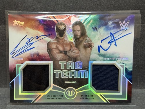 2026 Topps WWE Universe FRAXIOM TAG TEAM DUAL PATCH AUTO 🔥🔥