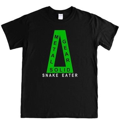 Metal Gear Solid Delta T-Shirt, Snake Eater Remake, Game Logo Tee Schwarz, S - 5XL