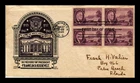 US COVER ROOSEVELT WHITE HOUSE FDC SCOTT 932 BLOCK OF 4 STAEHLE CACHET CRAFT
