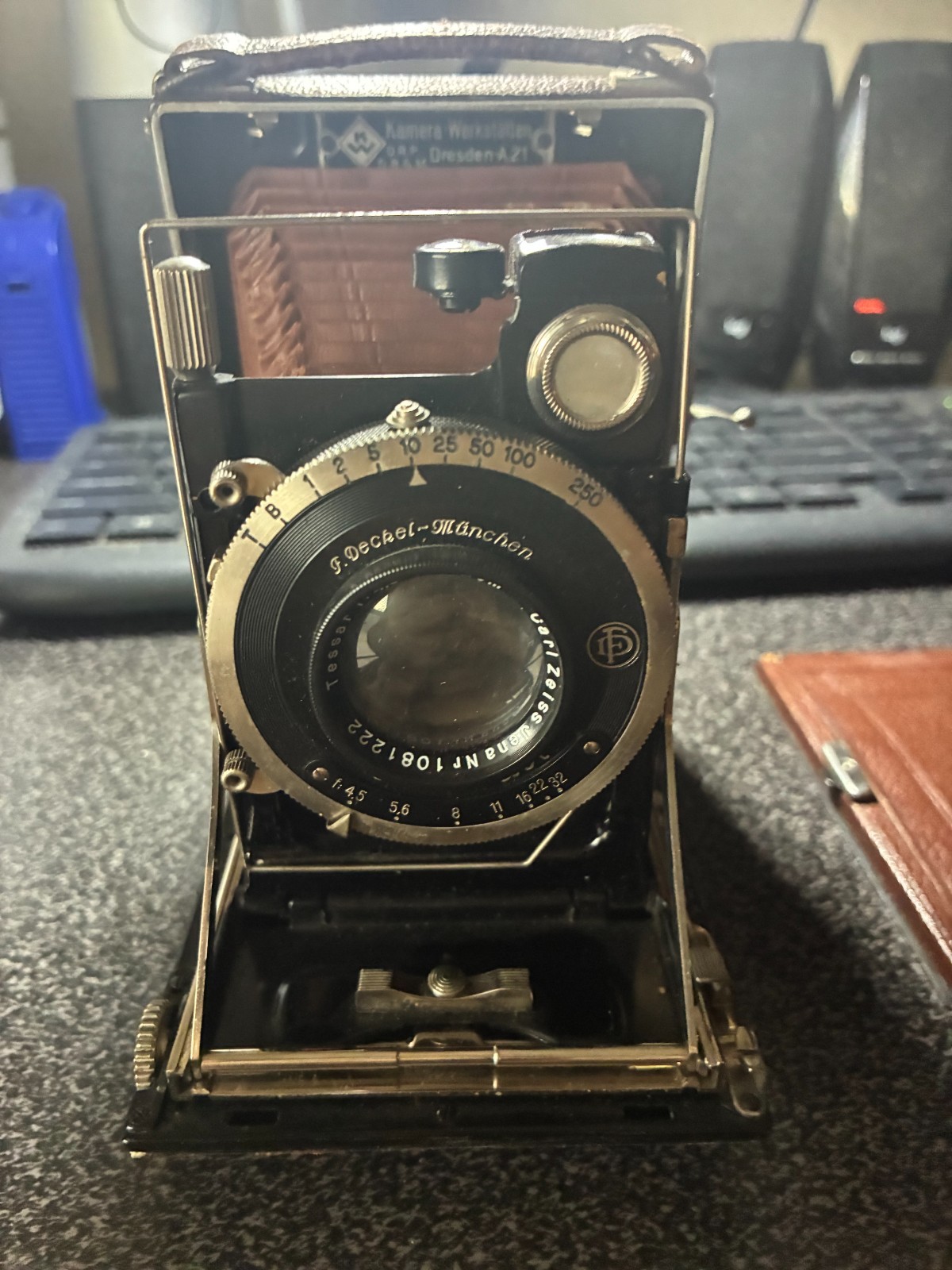 VINTAGE KAMERA WERKSTRATTEN D.R.P. DRESDEN-A.21 GERMANY