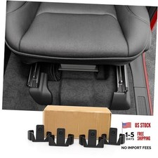 4Pcs Seat Rail Sliding Track Trim Cover Compatible with 2019-2025 Dodge RAM