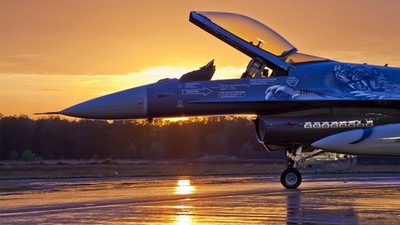 General Dynamics F 16 Fighting Falcon airplane aircraft jet 11x17 Poster
