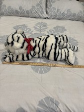 "De colección Aurora Realista Ojo Azul Blanco Tigre Gato Grande Peluche Sigfried Roy 27"""