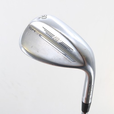 Titleist Vokey SM9 Tour Chrome Lob Wedge 60 Deg 60.12 D-Grind Steel RH A-161560