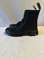Dr Martens Combs LeatherBlack Combat Boots Unisex US8/9 New In Box