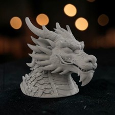 Chinese Dragon Head Silicone Mold for Resin and Concrete, Candle, Soap ,Custom