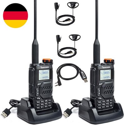 QUANSHENG UV-K5 Funkgerät 5W Walkie Talkie Großer Reichweite Wiederaufladbare Ha