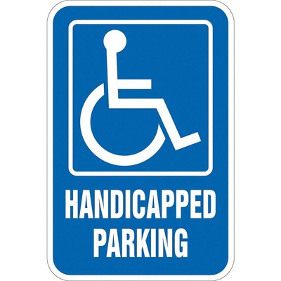 LYLE T1-1132-DG_12x18 ADA Handicapped Parking Sign,18'' x 12'' 448X32