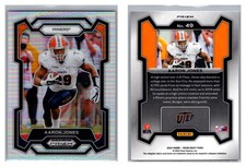 Aaron Jones Silver Prizm 2024 Panini Prizm Draft Picks UTEP RB