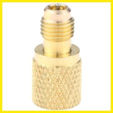 R134A Brass Adapter Fitting, 1/4" Male to 1/2" Female Refrigerant Tank Adapte...