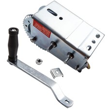 Zinc Plated Steel Hand Winch 2000lbs 6m Strap for Boat Trailer RV ATV Lifting