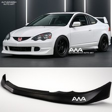 For 02-04 Acura Rsx Dc5 Coupe Mugen Style Matte Black Front Bumper Lip Spoiler