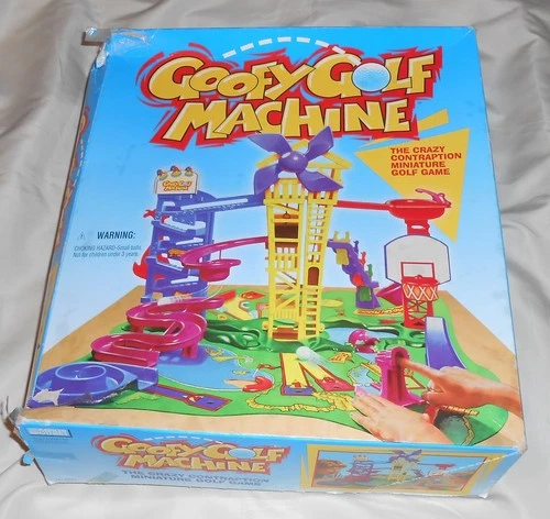 Vintage 1994 Parker Brothers Goofy Golf Machine Board Game Complete