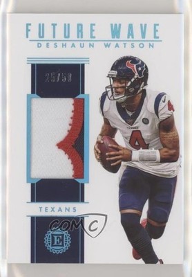 2019 Panini Encased Future Wave Materials Sapphire 25/50 Deshaun Watson 1u6