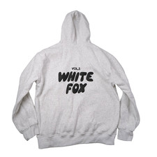 White Fox Womens Vol.3 Pullover Hoodie L/XL Mineral Gray Oversized Streetwear