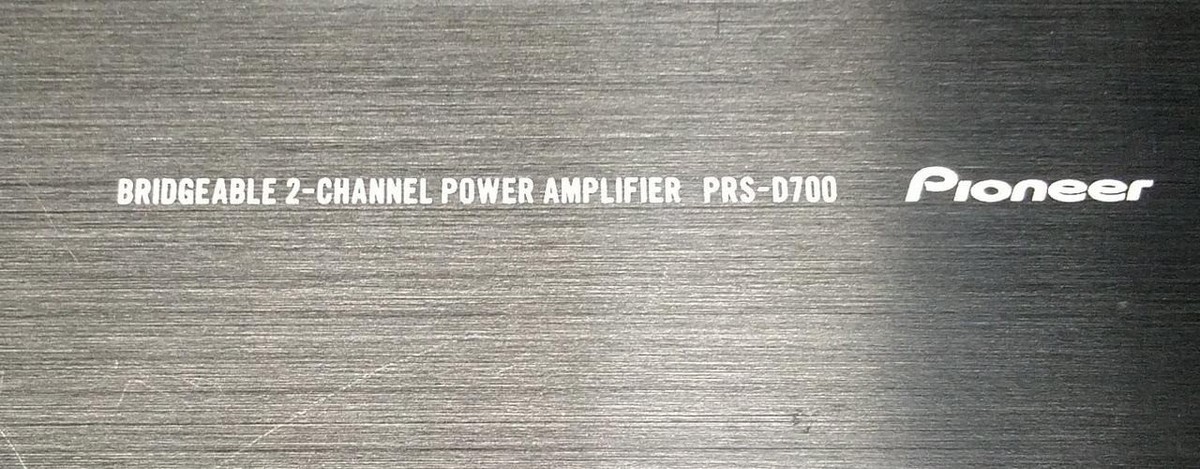 Pioneer PRS-D700 Carrozzeria 2ch Power Amplifier 250W×2 Bridgeable