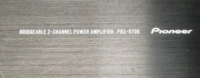 Pioneer PRS-D700 Carrozzeria 2ch Power Amplifier 250W×2 Bridgeable