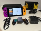 Nintendo Switch Pokemon Eevee Pikachu Edition With Accessories