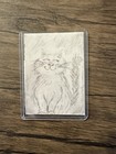 ACEO Original Sleeping Cat Miniature Painting — photo 1