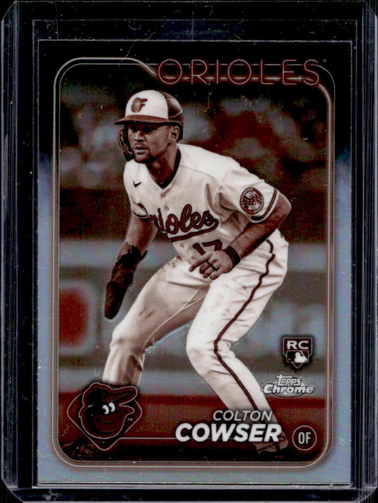 2024 Topps Chrome Colton Cowser RC Sepia Refractor Rookie #278 Orioles