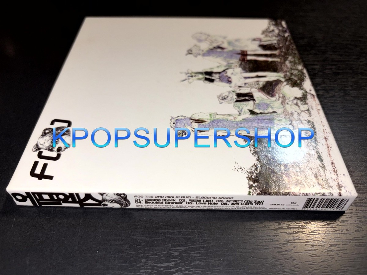 f(x) 2nd Mini Album Electric Shock CD Photobook Luna Photocard