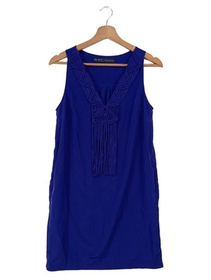 ZARA BASIC Etuikleid Damen Kleid Gr. DE 34 blau Casual-Look - Bild 1 von 4