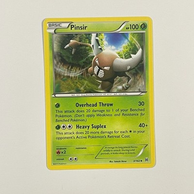 Pokemon Pinsir 3/162 Roaring Skies 2015 English Uncommon Card