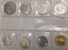 Brazil Bahrain Lietiva 8 Coin Set UNC World Coins Free Post