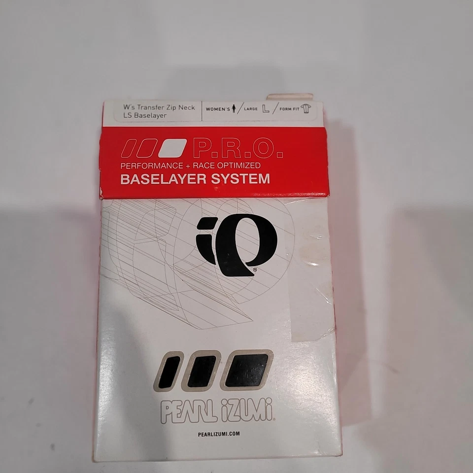 PEARL iZUMI Transfer Zip Neck LS Baselayer Women's Large New in Box - Image 2 of 4