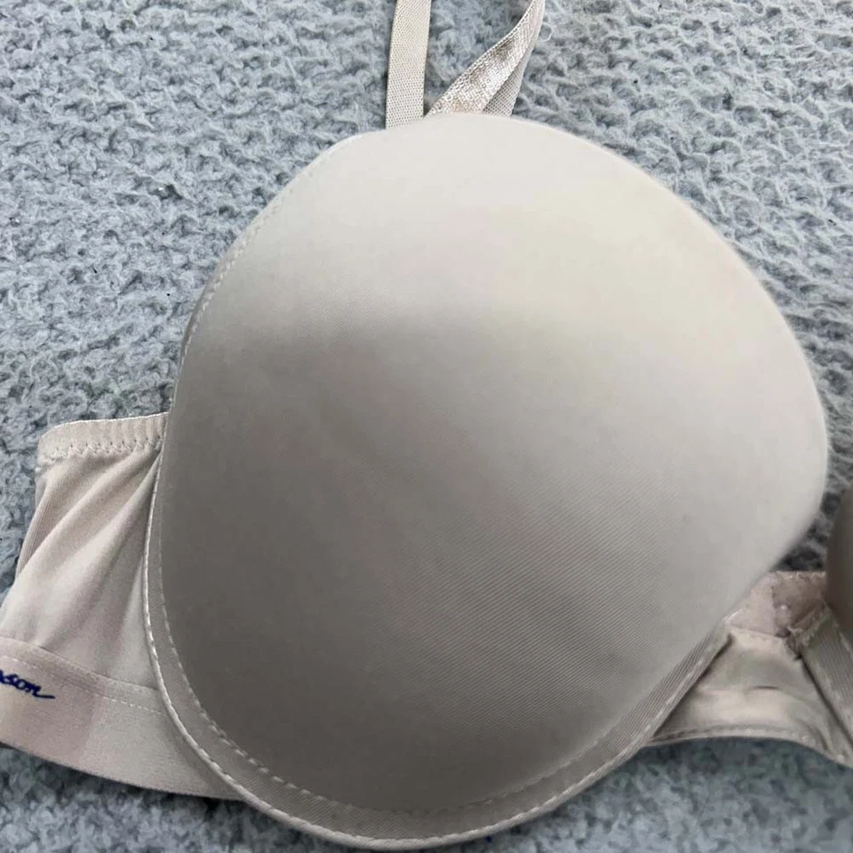 Jessica Simpson 胸罩 34B T 恤文胸光滑日常 — 第 3/4 张图片