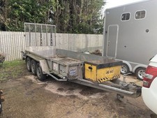 ifor williams tri axle plant trailer