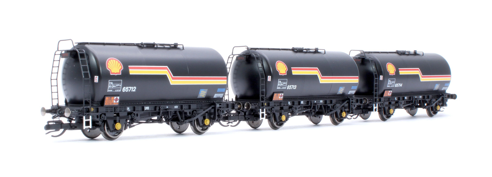 Hornby TT6035 TTA Tanker triple pack Shell