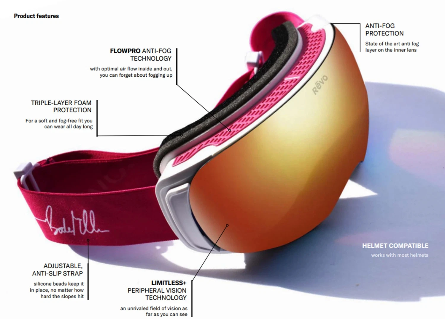 Revo X Bode Miller Goggles - Thumbnail 5