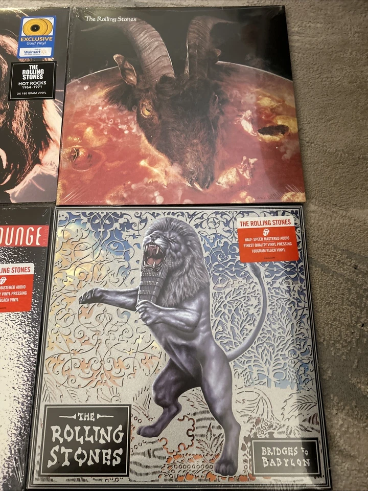 Rolling Stones - 5 Album Vinyl LP Lot - New Sealed 180g Hot Rocks, GOAT head - Image 3 of 4