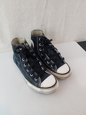 Converse Youth All Star Hi Top Shoes Made in USA Black Size 3