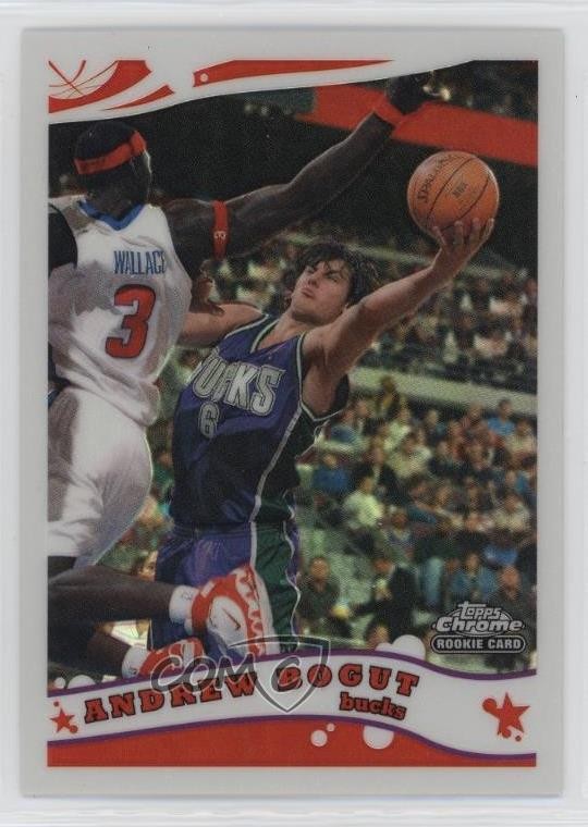 2005-06 Topps Chrome Refractor /999 Andrew Bogut #210 4f5
