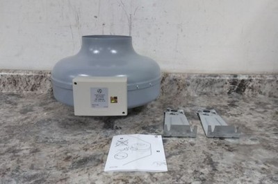 Dayton 23225 6 In Duct Diameter 120VAC 337 CFM Air Flow In-Line Duct Fan