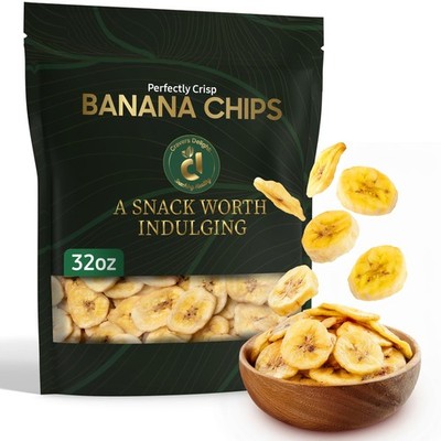 Dried Banana Chips (Sweetened)   Dried Fruit Chips Made from 100% Bananas   S...