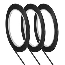 3 Pcs Whiteboard Tapes, 0.1" x 72 Yards Dry Erase Board Grid Tape, Black