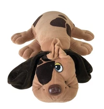 1980s  16" Tonka Pound Puppies Plush Puppy Brown & Tan Missing One Eye