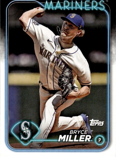2024 Topps Seattle Mariners #SEA-15 Bryce Miller | Baseball Card