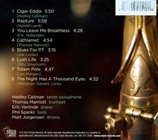 HADLEY CALIMAN STRAIGHT AHEAD NEW CD