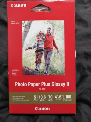 Canon - Photo Paper Plus Glossy II, 4 x 6 Inches, 100 Sheets - NEW in Box