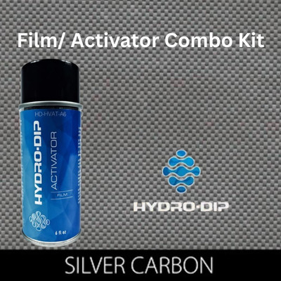 Hydro Dip  Film Activator Combo Kit HD-CF137 Silver Carbon