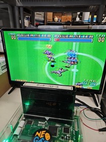 Neo Geo MVS Cartridge &ndash; &ldquo;サッカーブロール&rdquo; (Soccer Brawl, 1991) 100% Authentic Tested